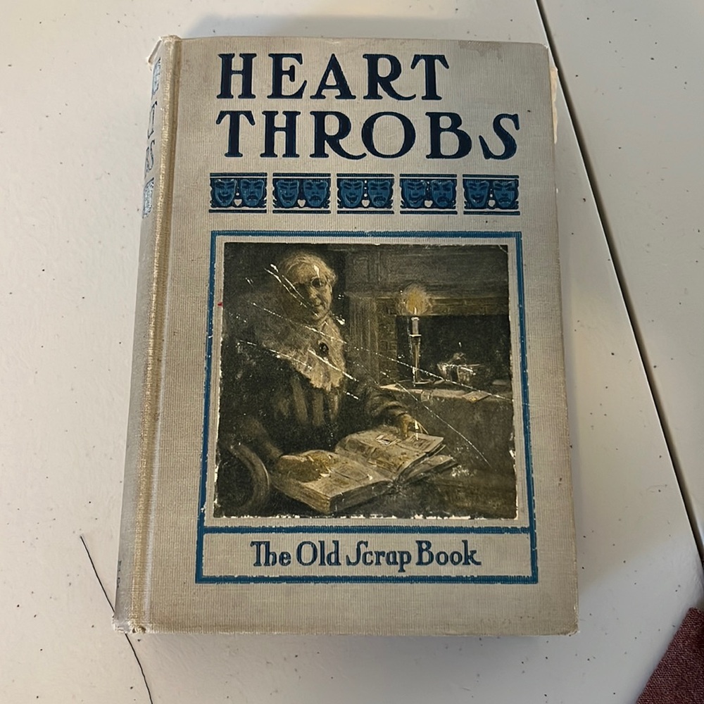 Hard covered poem book